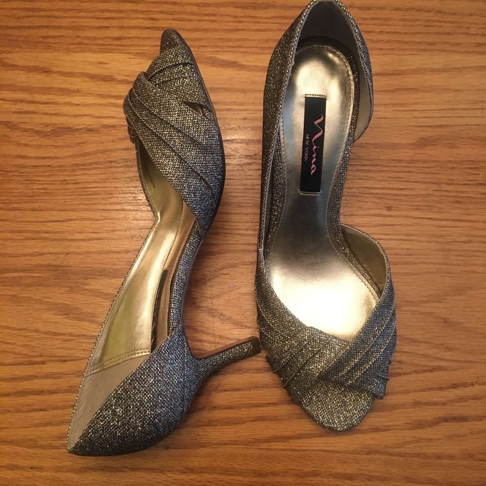 Nina Silver Heels
